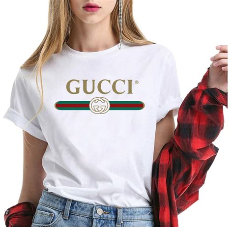 gucci t shirt women's free shipping|gucci inspired shirts for women.